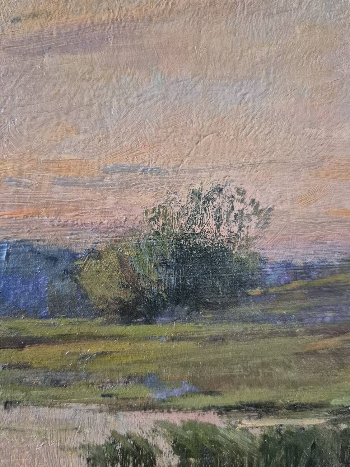 Sunset, 19th-century oil painting by Boulenger