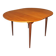 Italian circular teak extendable dining table, 1960s