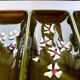 Former servant 3 compartments Glazed ceramic Signed Poët-Laval Vintage pottery 50s