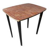 Table basse d'appoint bois formica vintage