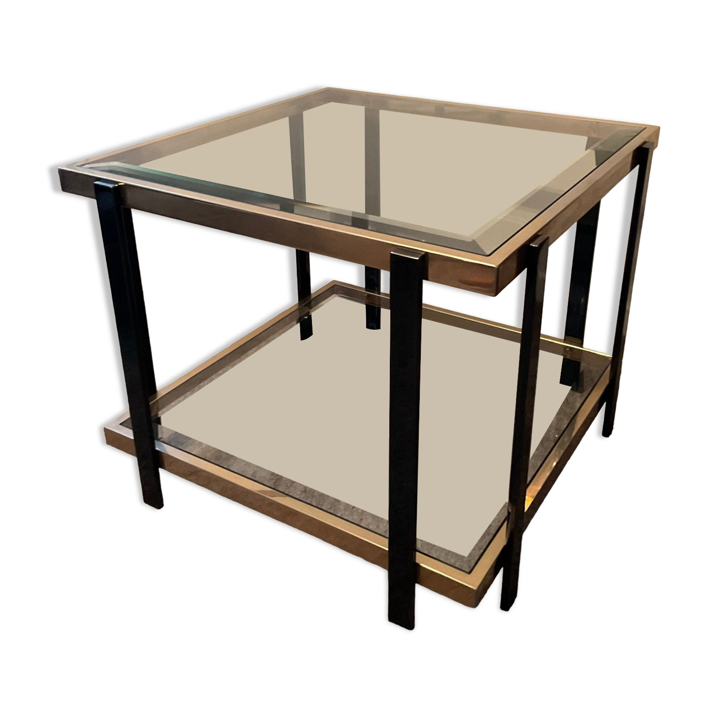 Belgo Chrom Hollywood Regency Coffee Table of the 70s
