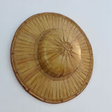 Hat, colonial helmet in bamboo 60s 70s