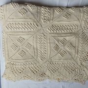 Couvre lit 2 personnes crochet fait main