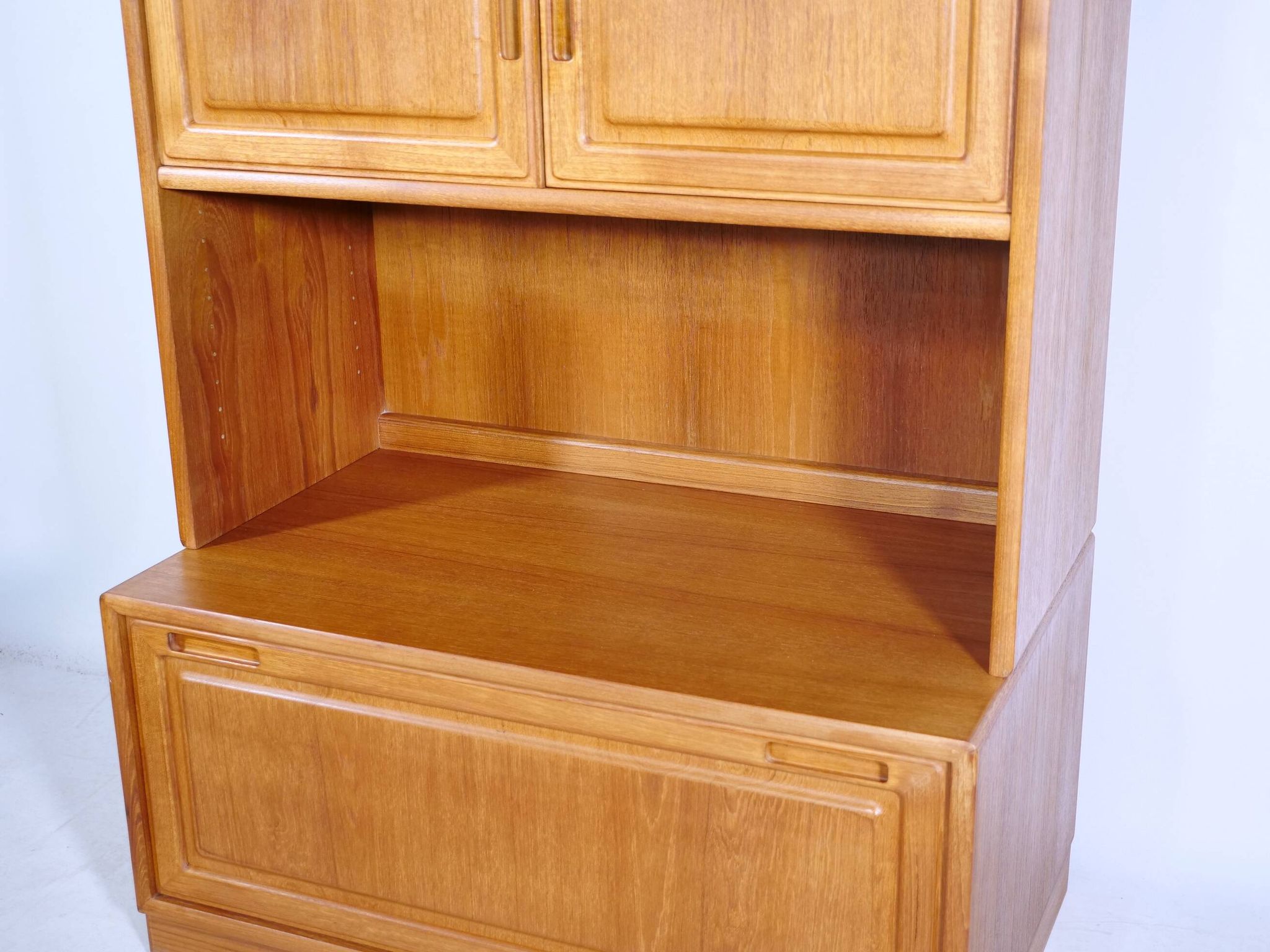 Module d'armoire en teck étagère Skandi Design 1, années 1970