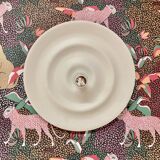 Large Scandinavian design metal wall light.