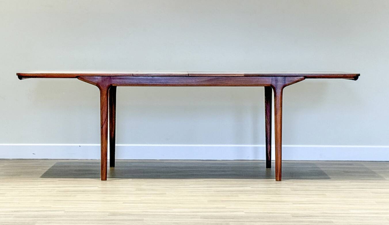 Mid-century McIntosh double extending dining table