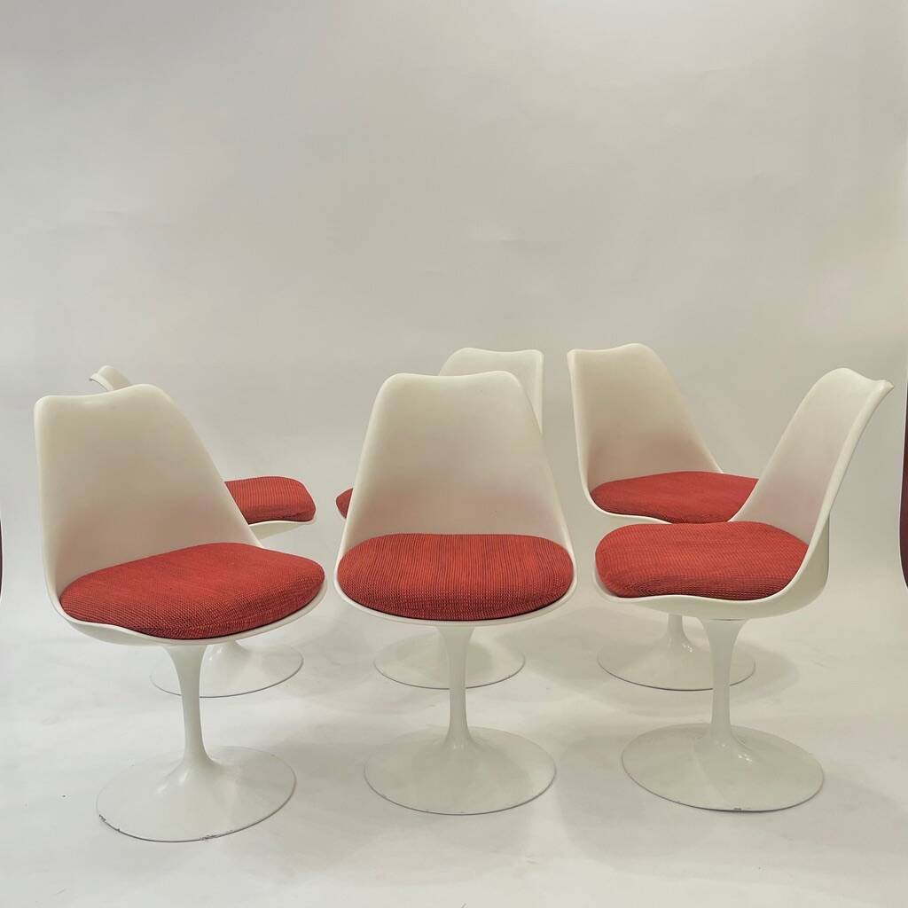 6 chaises pivotante Knoll Eero Saarinen vers 1970