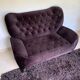 Baroque velvet sofa