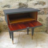 Grey vintage bedside table