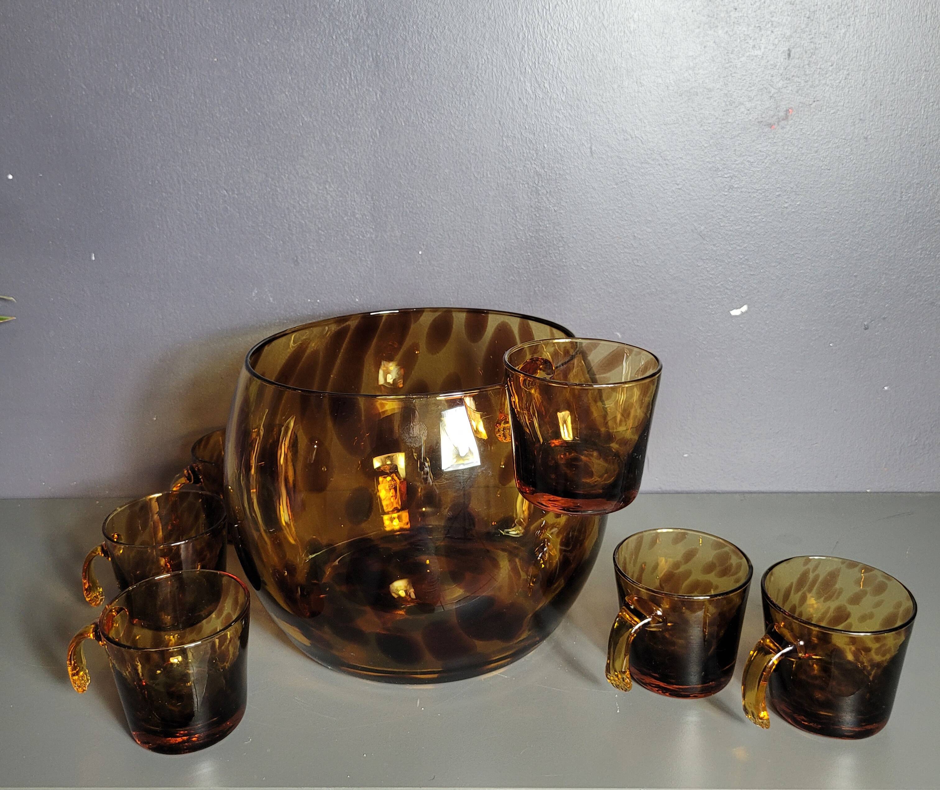 Blown glass punch service