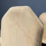 Vintage brass dining chairs by Belgochrom, 1970s