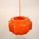 Space age cocoon pendant lamp*** Ilka Plast Waldrode *** German design