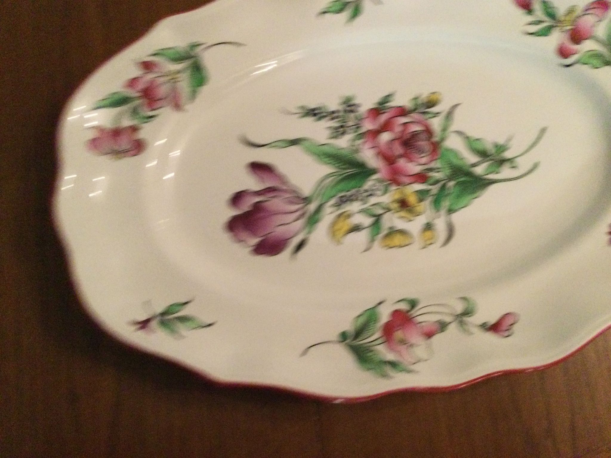 Lunéville porcelain serving dish
