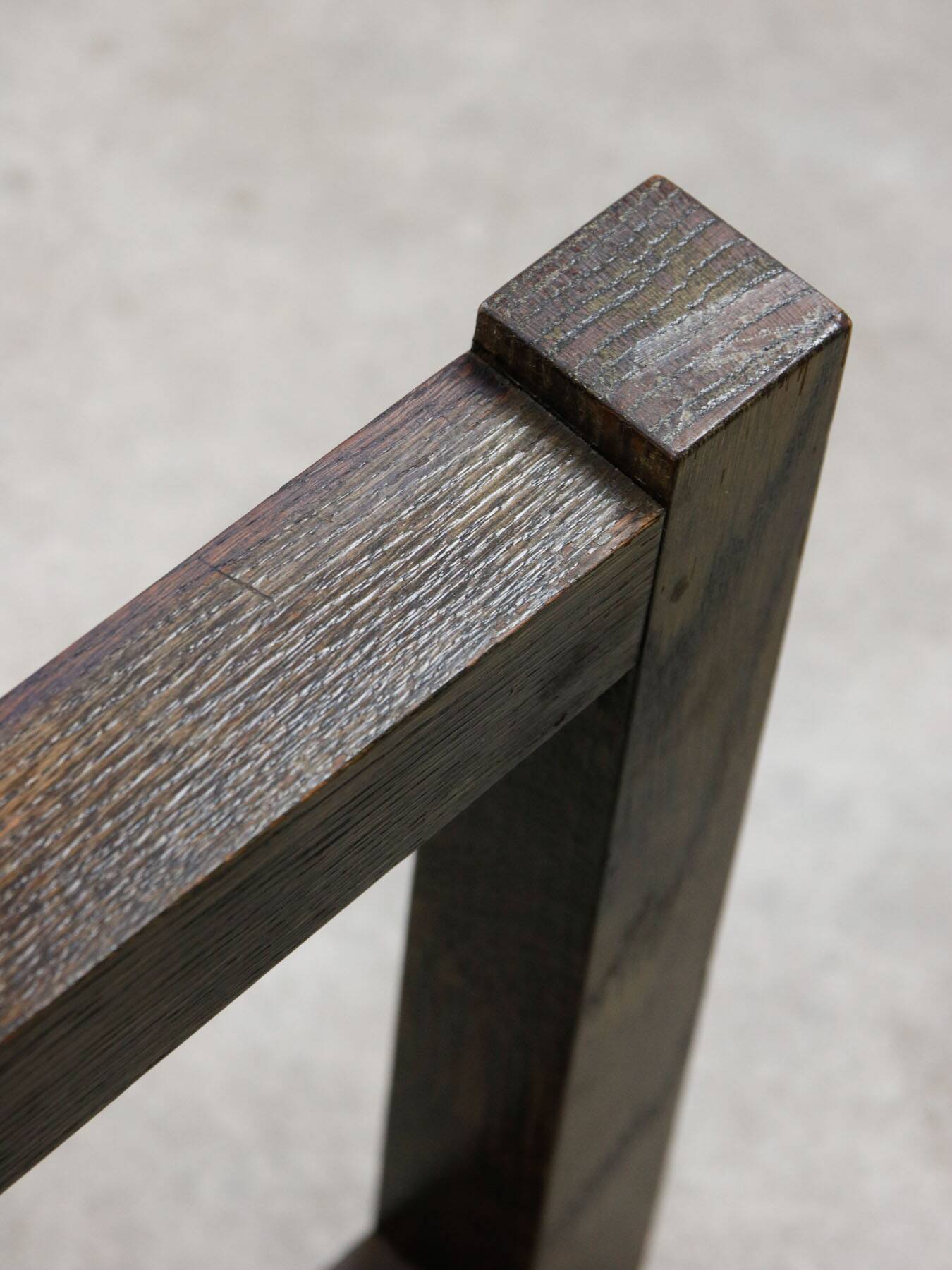 Italian Wooden & Smoked Glass Coffee Table, 60s