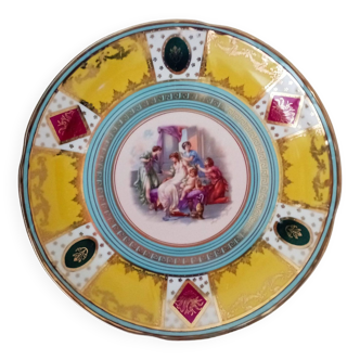 Large decorative plate Napoleon III