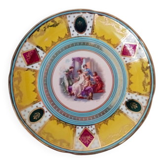 Grande assiette décorative Napoléon III