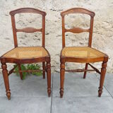 2 chaises cannées