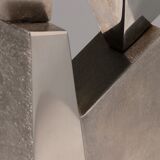 Børge Jørgensen sculpture made of polished steel 1984 1/1