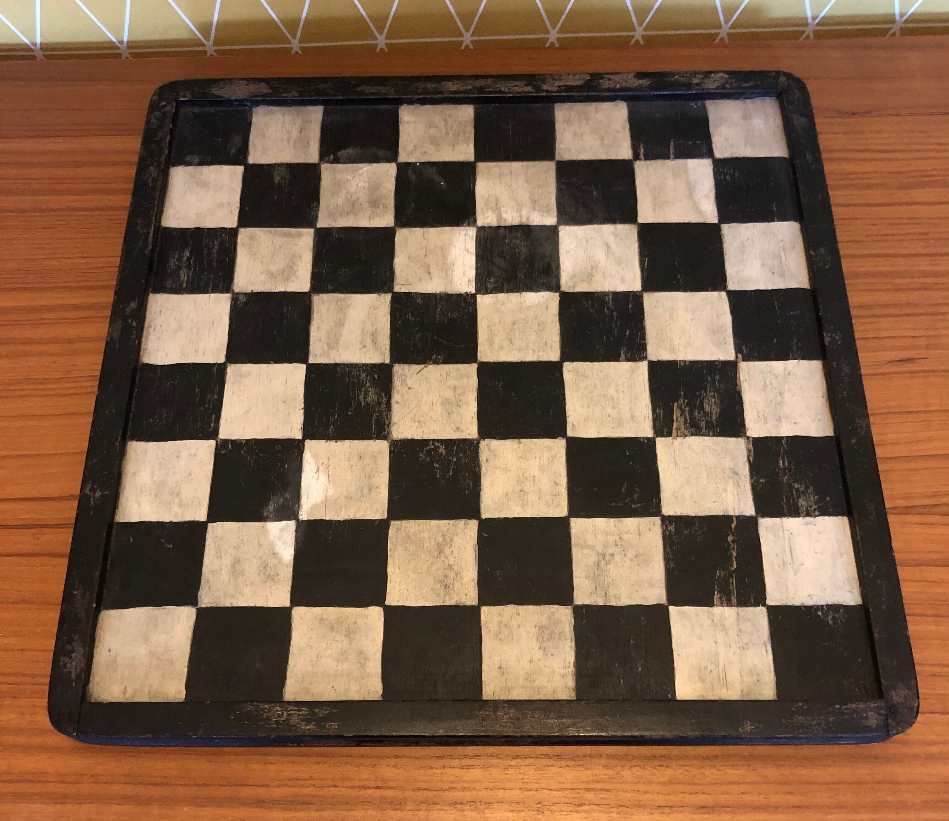 Wooden chessboard