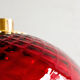 Vintage Czechoslovak Red Glass Table Lamp by Jablonecké Sklárny, 1970s