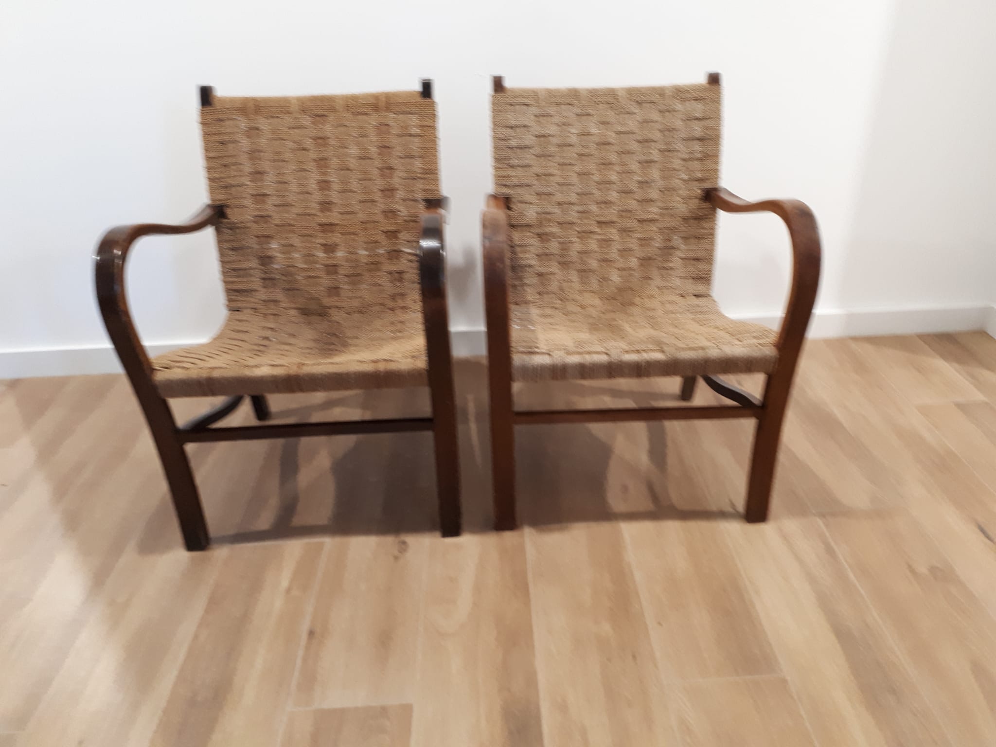 Pair of armchairs, Netherlands, 60s