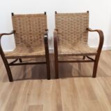 Pair of armchairs, Netherlands, 60s