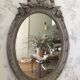 Miroir ancien oval
