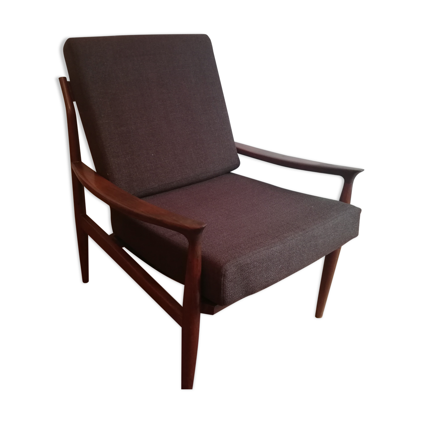 Scandinavian armchair in teak 1960