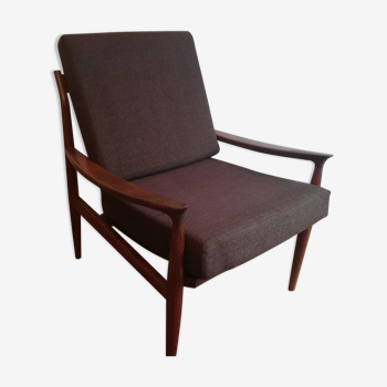 Scandinavian armchair in teak 1960