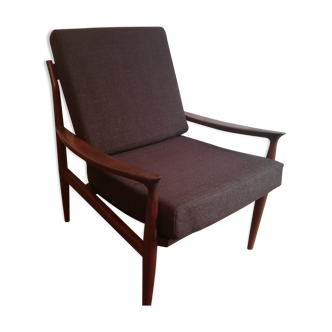 Scandinavian armchair in teak 1960