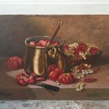 Nature Dead oil on rigid support