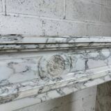 Louis XVI style marble fireplace