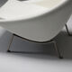 White Vinyl Lounge chair 1950s
