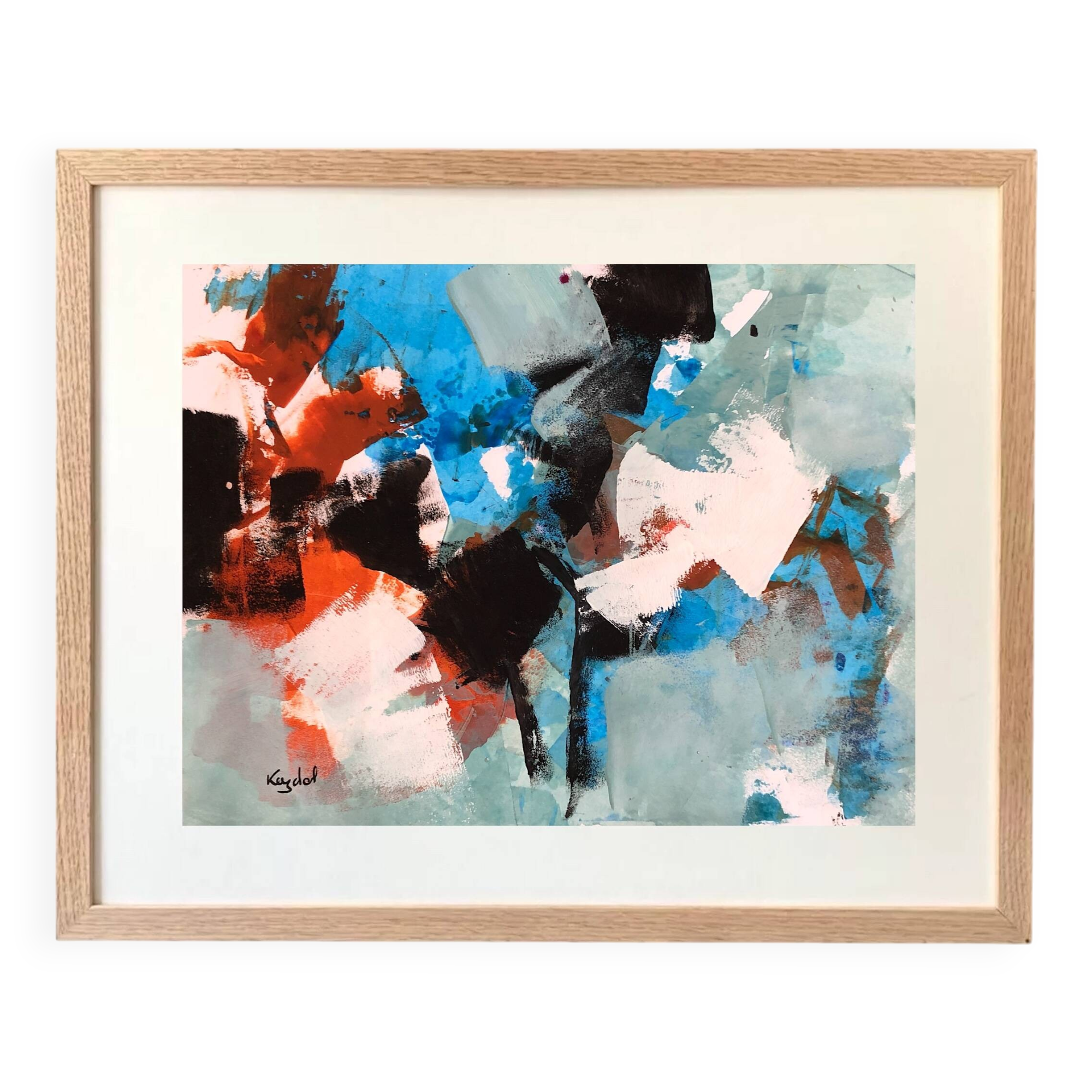 Original abstract acrylic painting