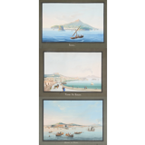 Neapolitan gouaches: Views of Naples.XIXth
