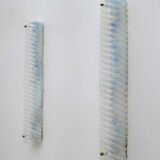 Modern Italian Murano Glass Iridescent Milk Wall Sconces, 80s