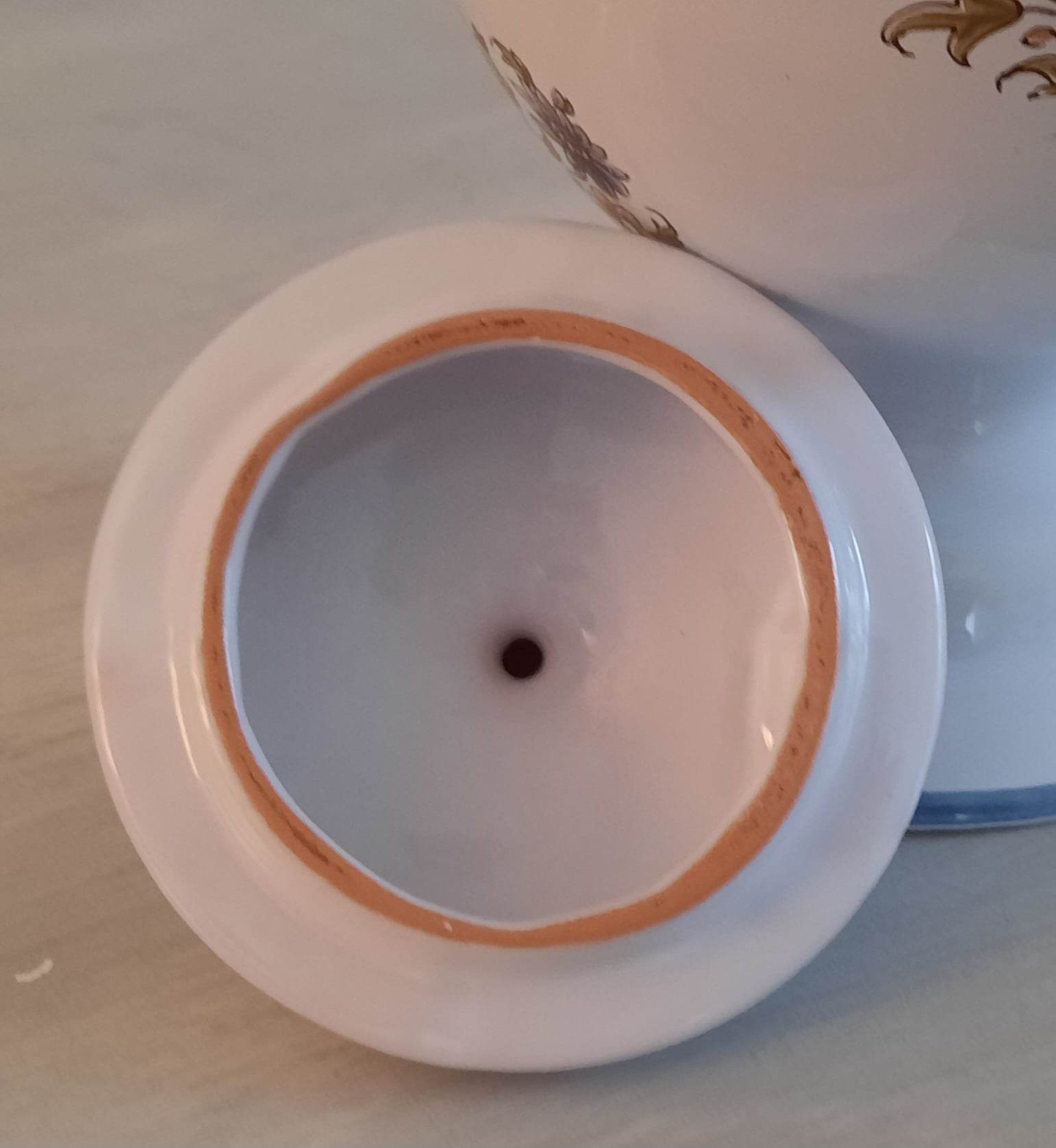 Apothecary pot "vervain" in faience of moustiers