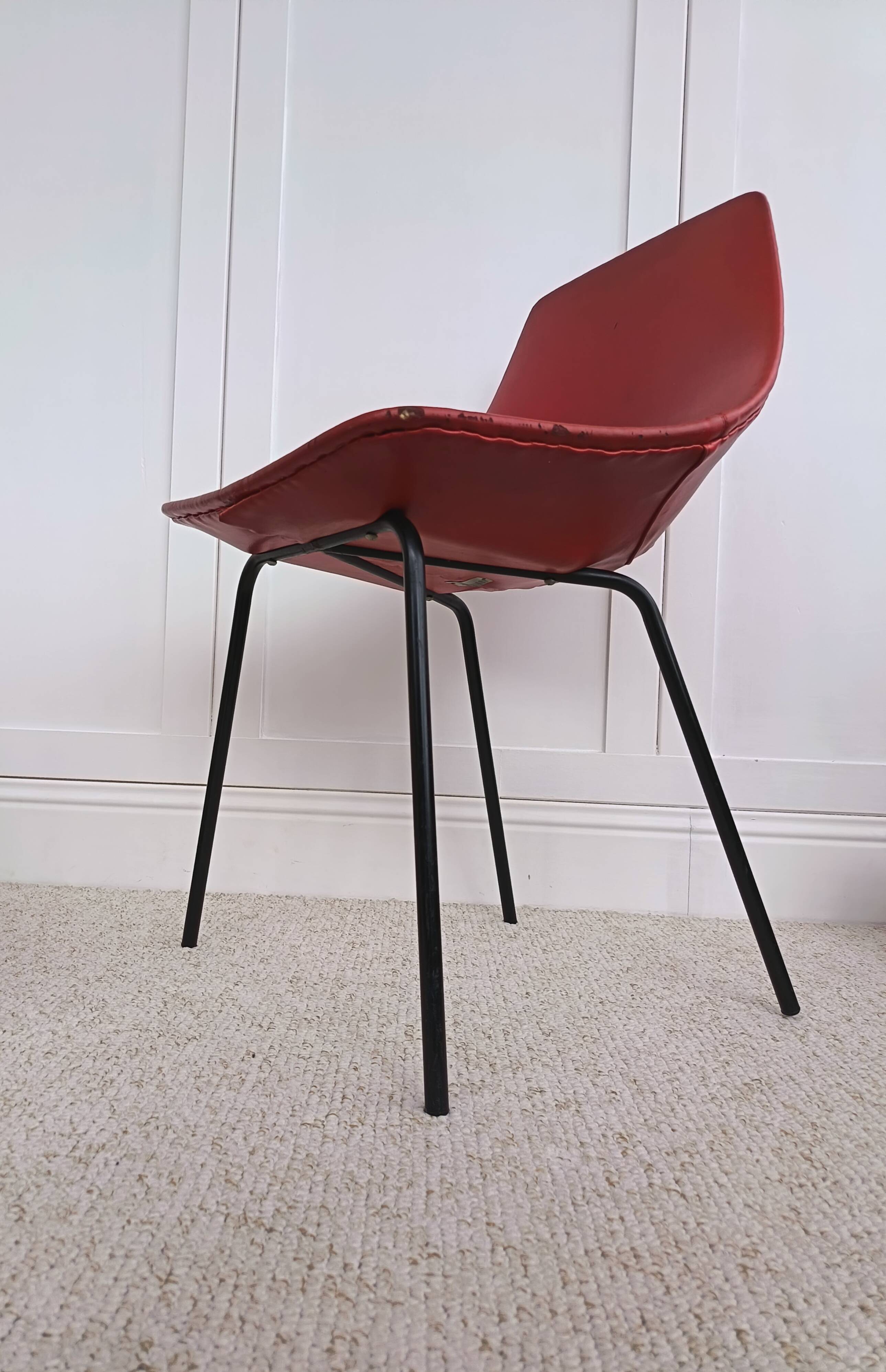 Barrel chair by Pierre Guariche for Steiner, 1950