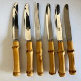 Produit BHV Set de 6 couteaux a fruit manches bambou lames Solingen