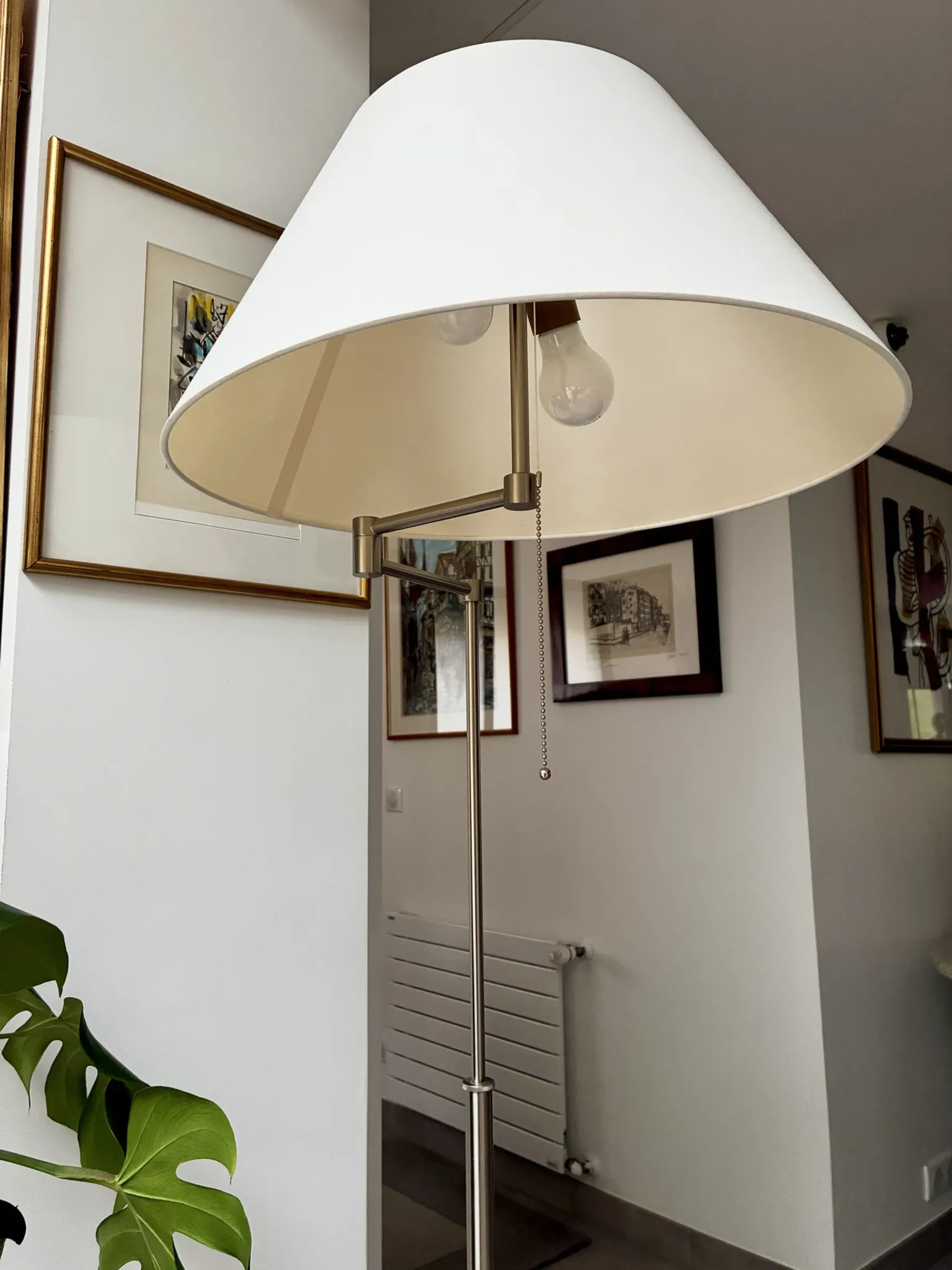 Reading floor lamp 1990 Holtkötter Lighting perfect condition
