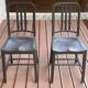 Navy emeco anthracite chairs