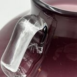 Purple opaline vase