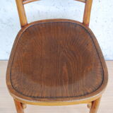 Chaise de bistrot en bois courbé J & J Kohn
