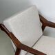 Danish easy chair in afromosia by Brockmann Petersen for Randers, 1960s