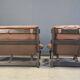 Vintage brutalist sofa set by Gerard Van den Berg for Montis, 1970s