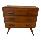 Commode vintage pied compas