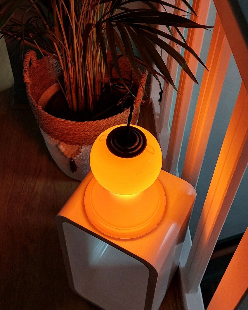 Orange vintage walkway