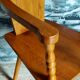 Art-popular armchair 50s in solid wood