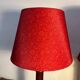 Pair of solid wood column lamps