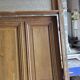 Solid oak entrance door 19th century